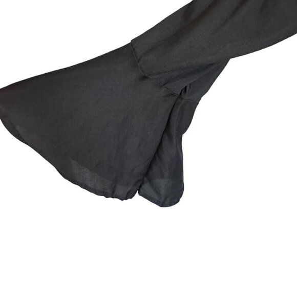 NWOT Black Rayon Kurta with Pearl and Tassel Details - Size M - Picture 11 of 12